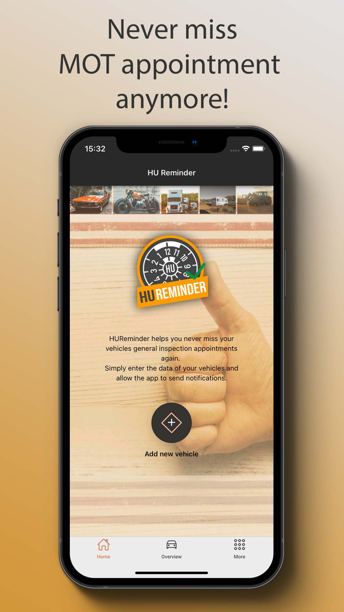 HU Reminder  MOT reminder