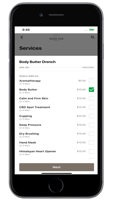 Sego Lily Spa Screenshot