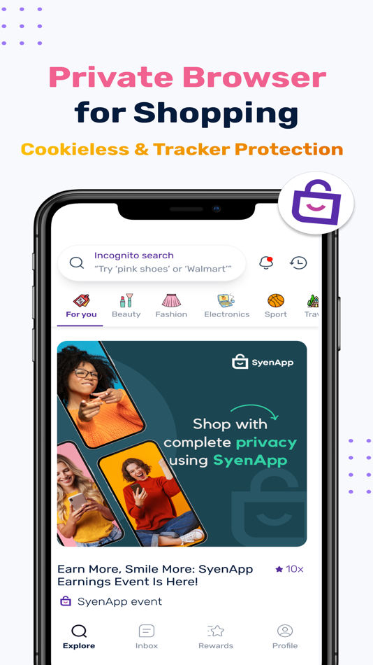 #1. SyenApp: Private Search & Shop (iOS) 由: Consumer Retail Tech Solutions Corporation