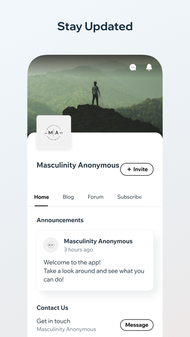Masculinity Anonymous Screenshot