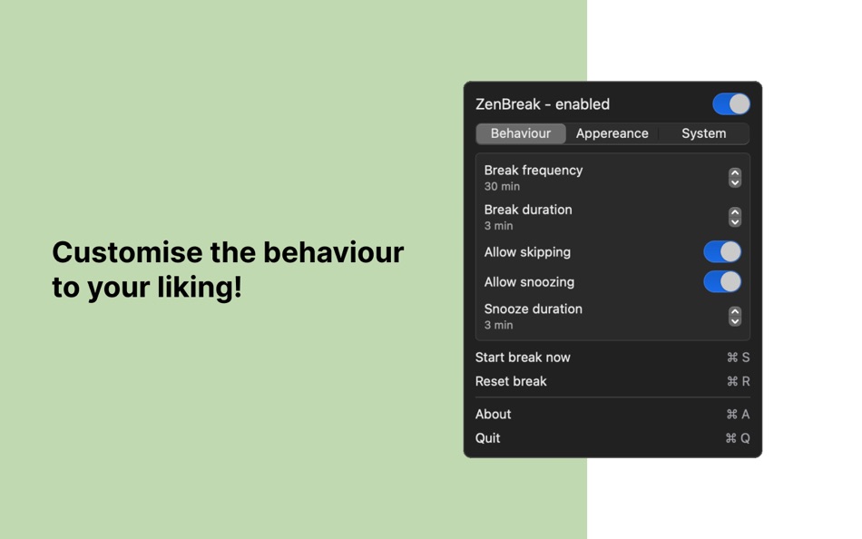 #2. ZenBreak - Focus Timer (macOS) 由: Giulio Pimenoff Verdolin