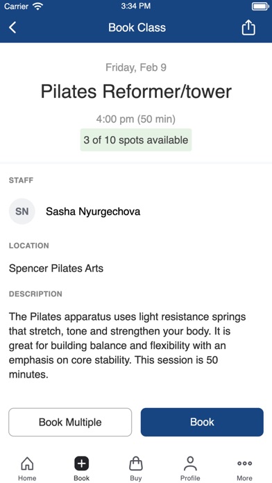 Spencer Pilates Arts Screenshot 3 - AppWisp.com Spencer Pilates Arts Screenshot 3 - AppWisp.com
