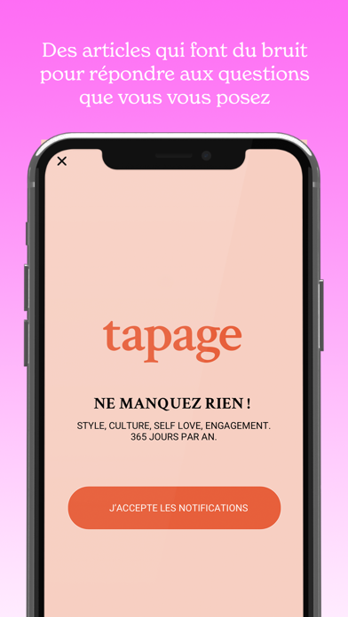 Tapage Mag Screenshot