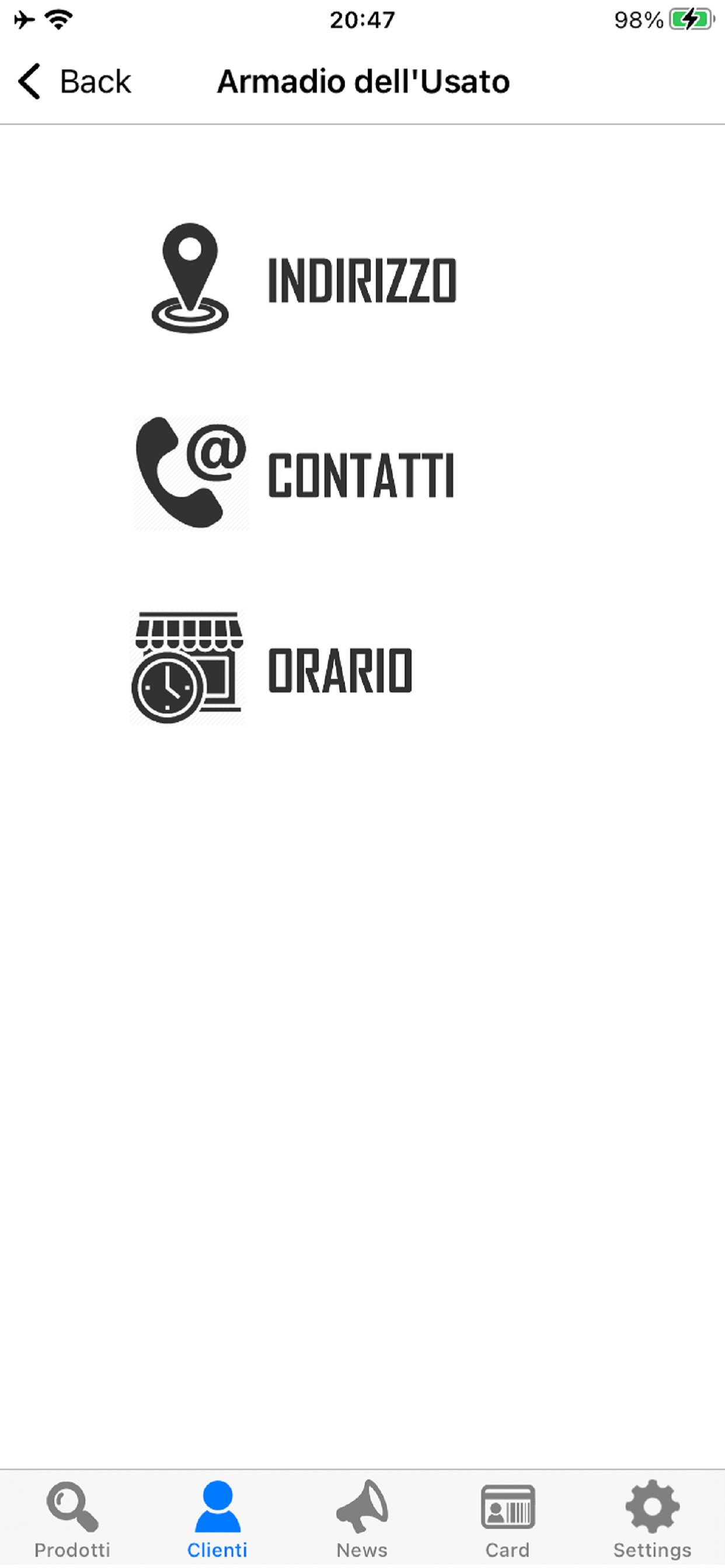 Armadio dell'Usato