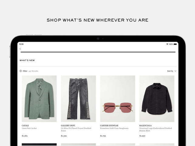 ‎MR PORTER: Shop men’s fashion Capture d'écran