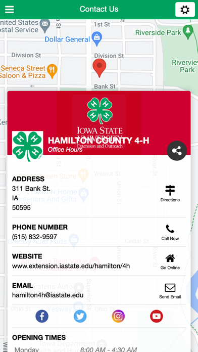 Hamilton County 4-H Screenshot