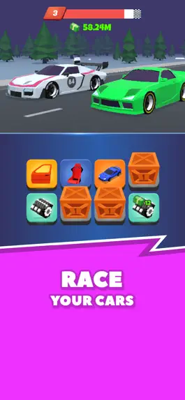 Game screenshot Night Race - Idle Car Merger hack