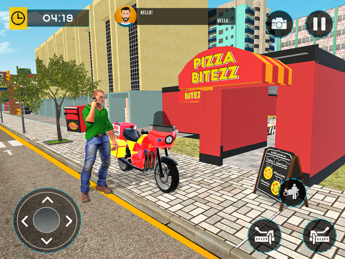 Pizza Delivery Game Bike Games