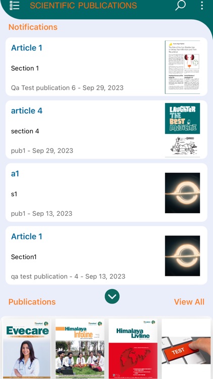 Scientific Publications