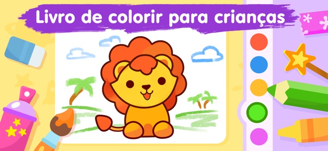 Jogos de colorir para crianças - jogo de desenhar e pintar para bebês de  2-5 anos::Appstore for Android