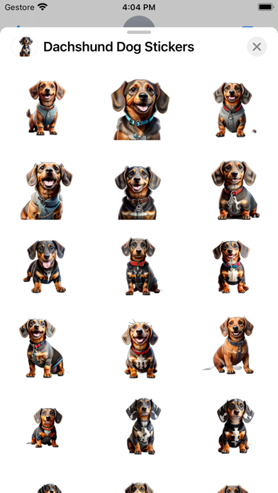 Dachshund Dog Stickers Screenshot