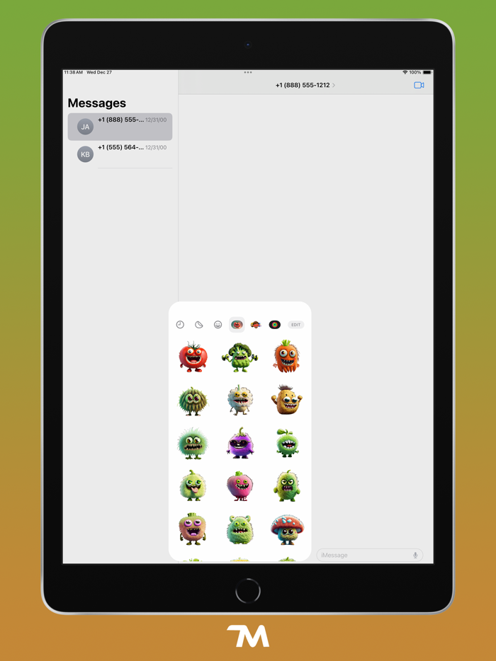 Monster Veggies Stickers