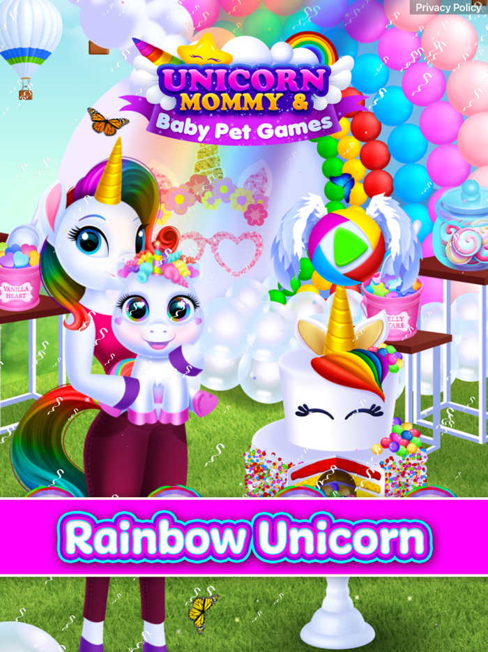 Unicorn Mommy Baby Pet Games