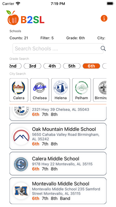 Back 2 School List Screenshot