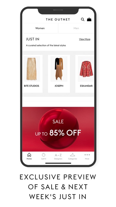 THE OUTNET: UP TO 70% OFF Screenshot