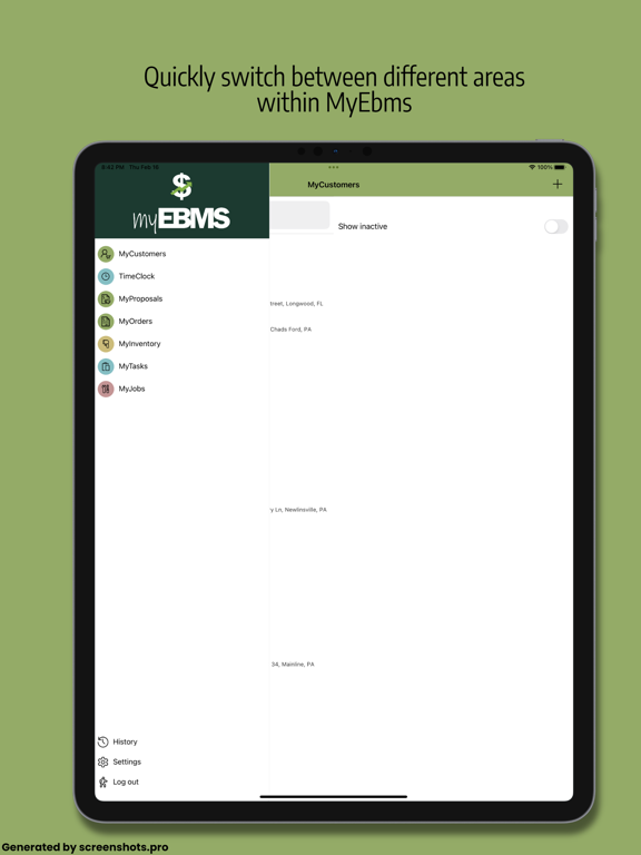 Screenshot #5 pour MyEBMS