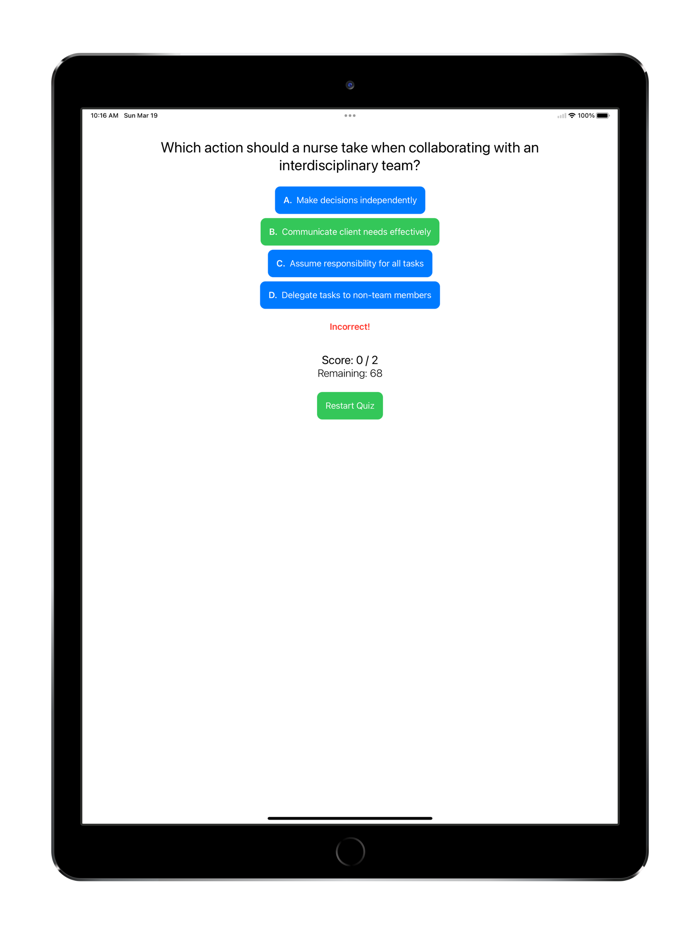 NCLEX RN Practice Questions