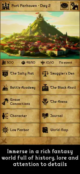 Game screenshot Grim Tides - Old School RPG mod apk