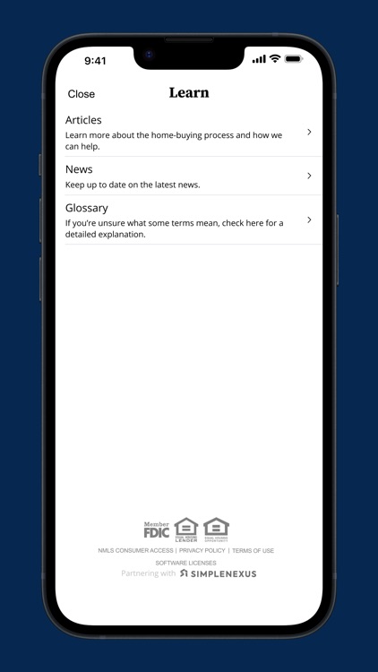 Liberty Home Mortgage: Mobile screenshot-4