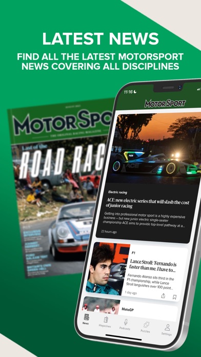 Screenshot #1 pour Motor Sport – magazine & news