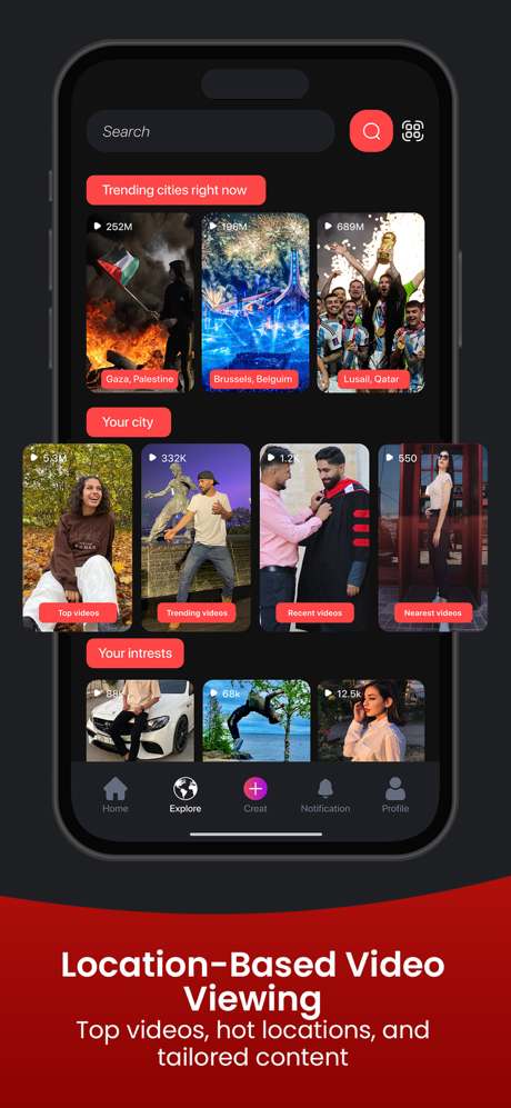 Redz: Explore content nearby screenshot 4