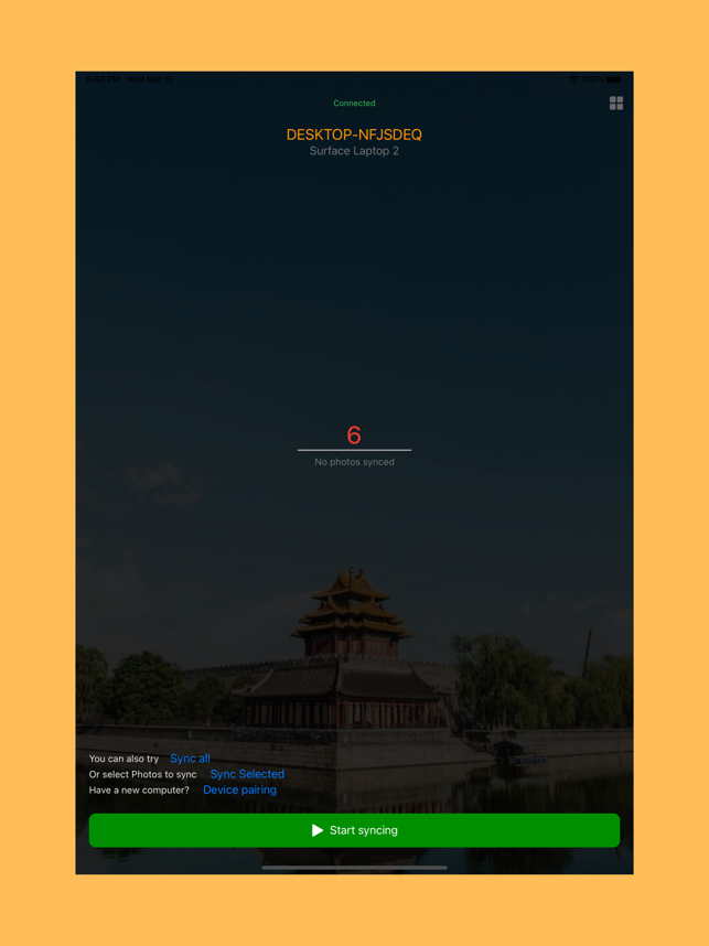 ‎PhotoSync-Backup your photos Screenshot