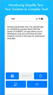 simplify text iphone screenshot 1