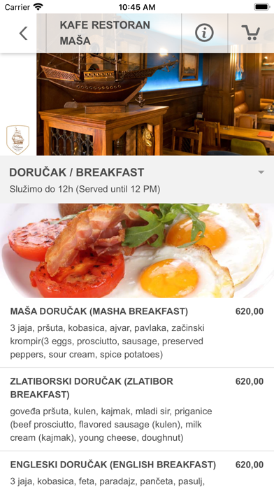 Kafe Restoran Maša Screenshot 3 - AppWisp.com Kafe Restoran Maša Screenshot 3 - AppWisp.com