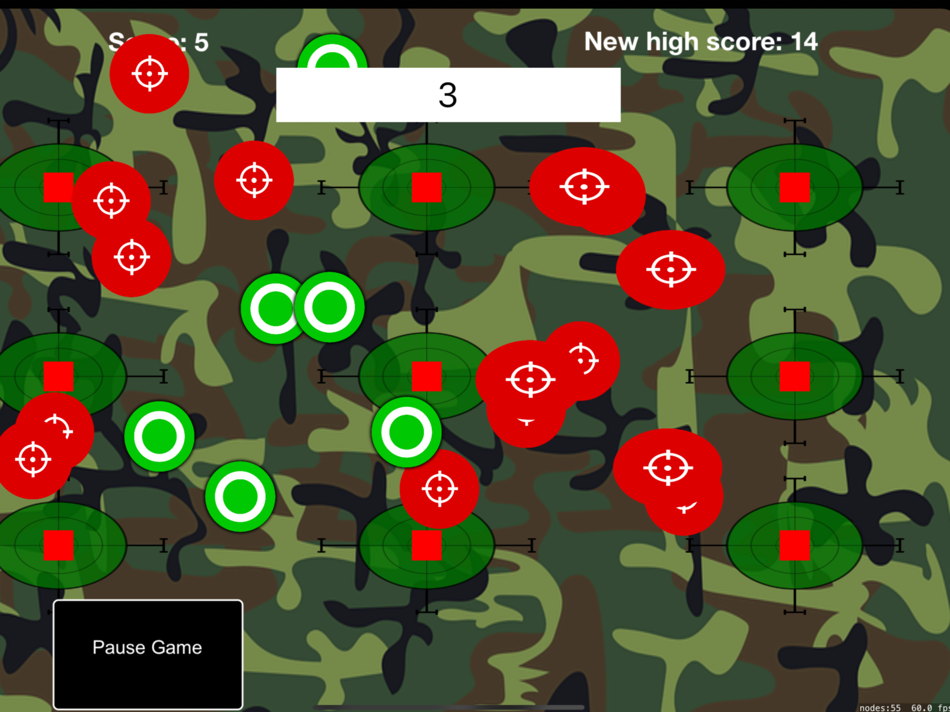 #3. Target Crushers (iOS) 由: Karon Bell