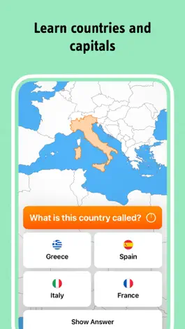 Game screenshot geotrainer: Geography Map Quiz hack