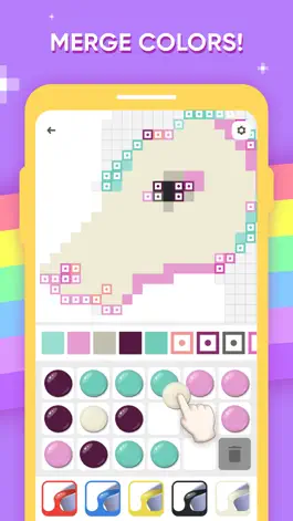 Game screenshot Merge Colors Puzzle: ASMR Draw hack