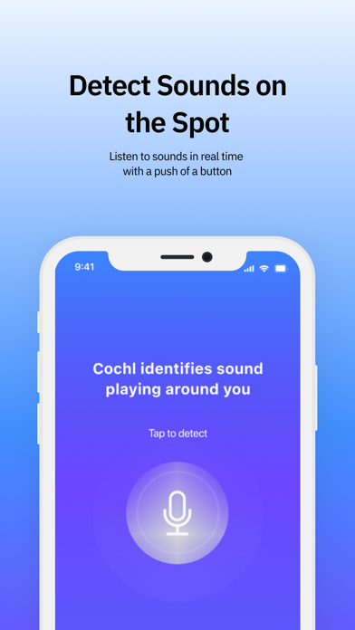 Cochl.Sense Experience Screenshot