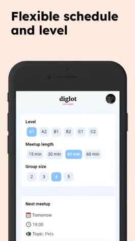 Game screenshot Diglot · English Voice Meetups hack