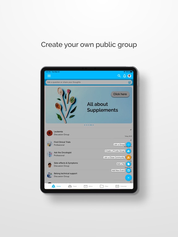 BELONG Beating Cancer Together iPad screenshot 7 - Health & Fitness app