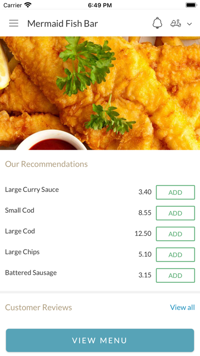 Mermaid Fish Bar London Screenshot