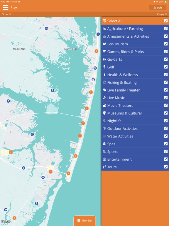 Experience OC iPad screenshot 4 - Travel app