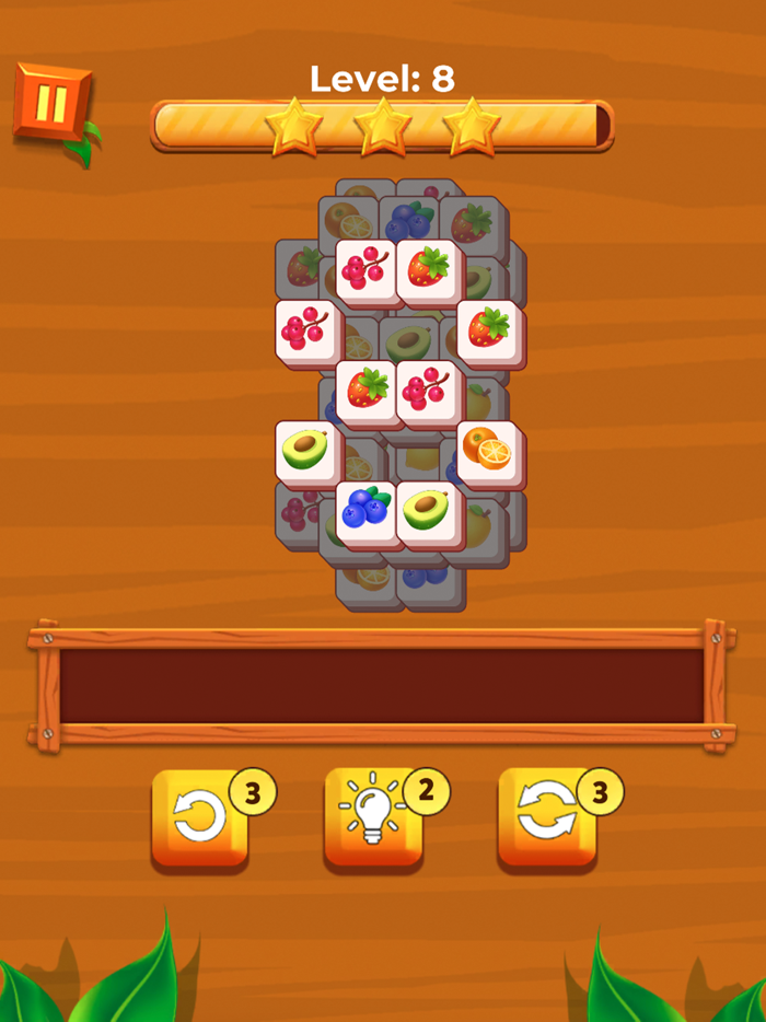 Fruit Crush Triple Tile Puzzle