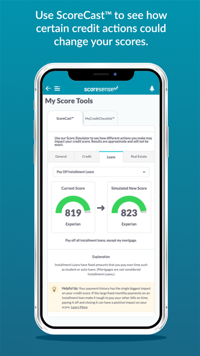 ScoreSense® Screenshot