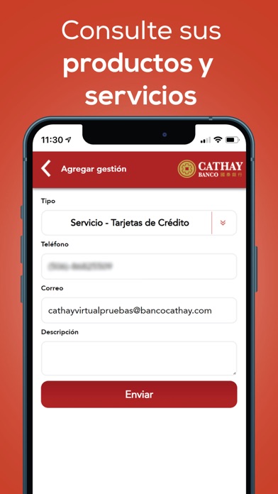 Cathay Banca Móvil Screenshot