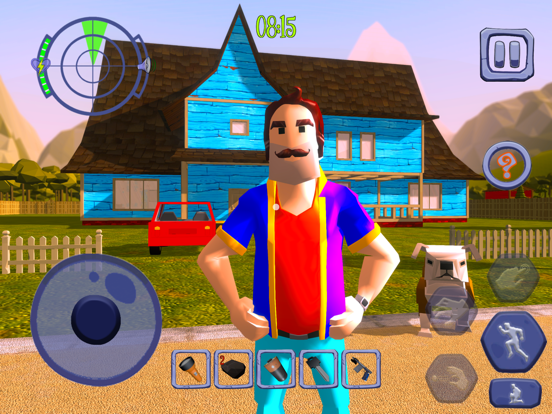 Scary Clown Neighbor iPad screenshot 2 - Games app
