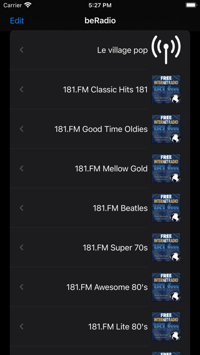 Screenshot #1 pour beRadio