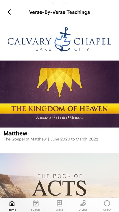 Calvary Chapel Lake City Screenshot