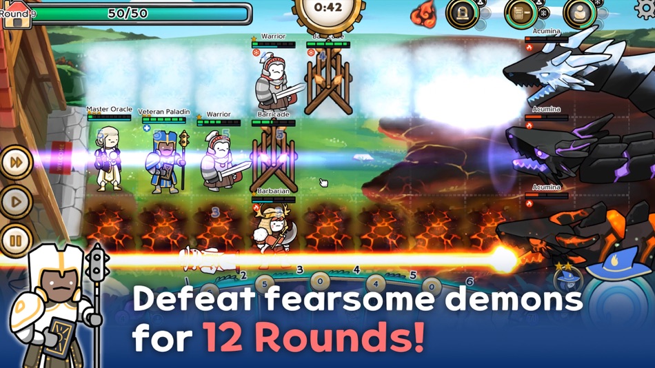#5. 3 Minute Heroes: Card Defense (iOS) Podle: Sinkhole Studio Inc.