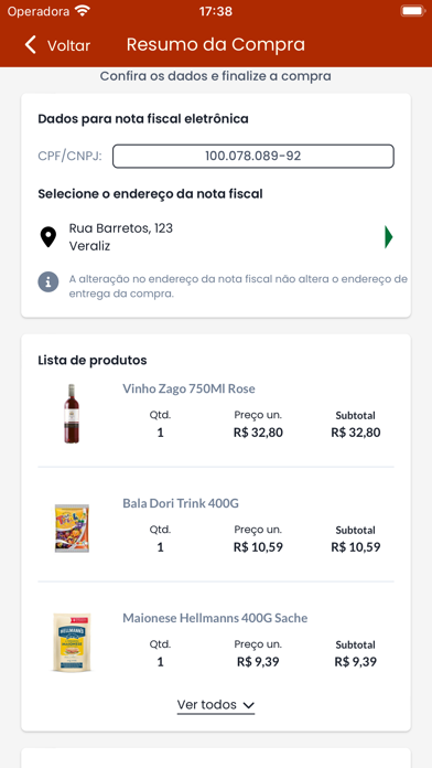 Supermercado Miliozzi Screenshot