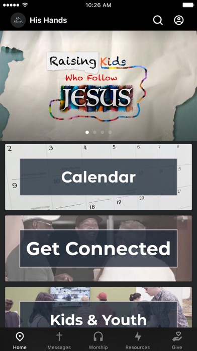 His Hands Church Screenshot