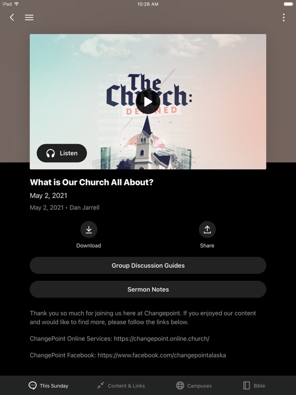 ChangePoint iPad screenshot 2 - Lifestyle app