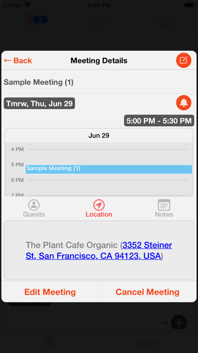 Tymeit - Let's Meet. Screenshot