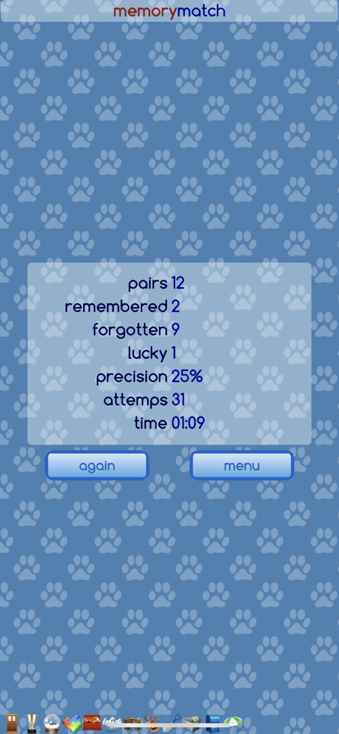 Memory Match for OneandTwo