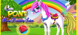 Cute Pony Mane Braiding Salon screenshot #1 for iPhone