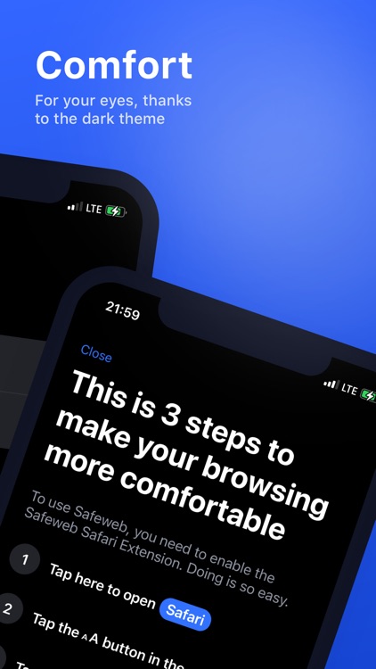Safeweb – Blocker & Dark Theme